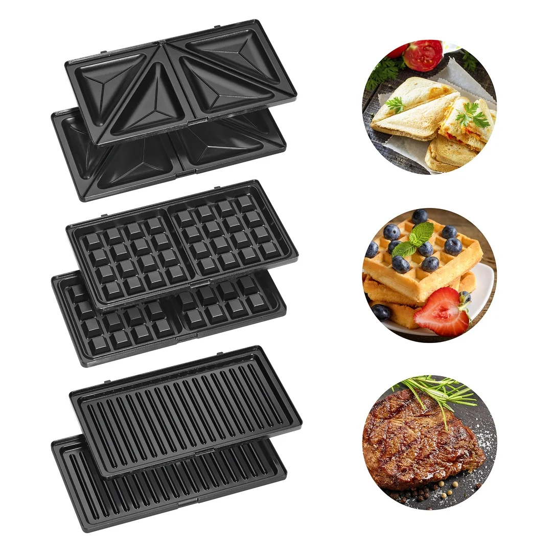 Clatronic ST/WA 3670 3 v 1 sendvičovač, vaflovač a kontaktný gril 800 W