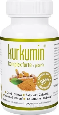 Kurkumin komplex forte 1×60 cps, výživový doplnok