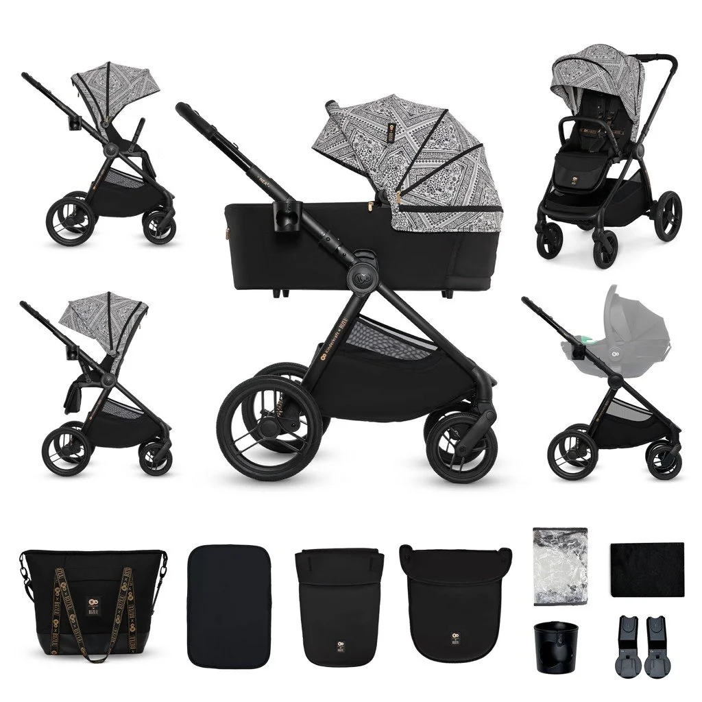 Kočík kombinovaný Nea 2 2v1 Lunar Black Bizuu