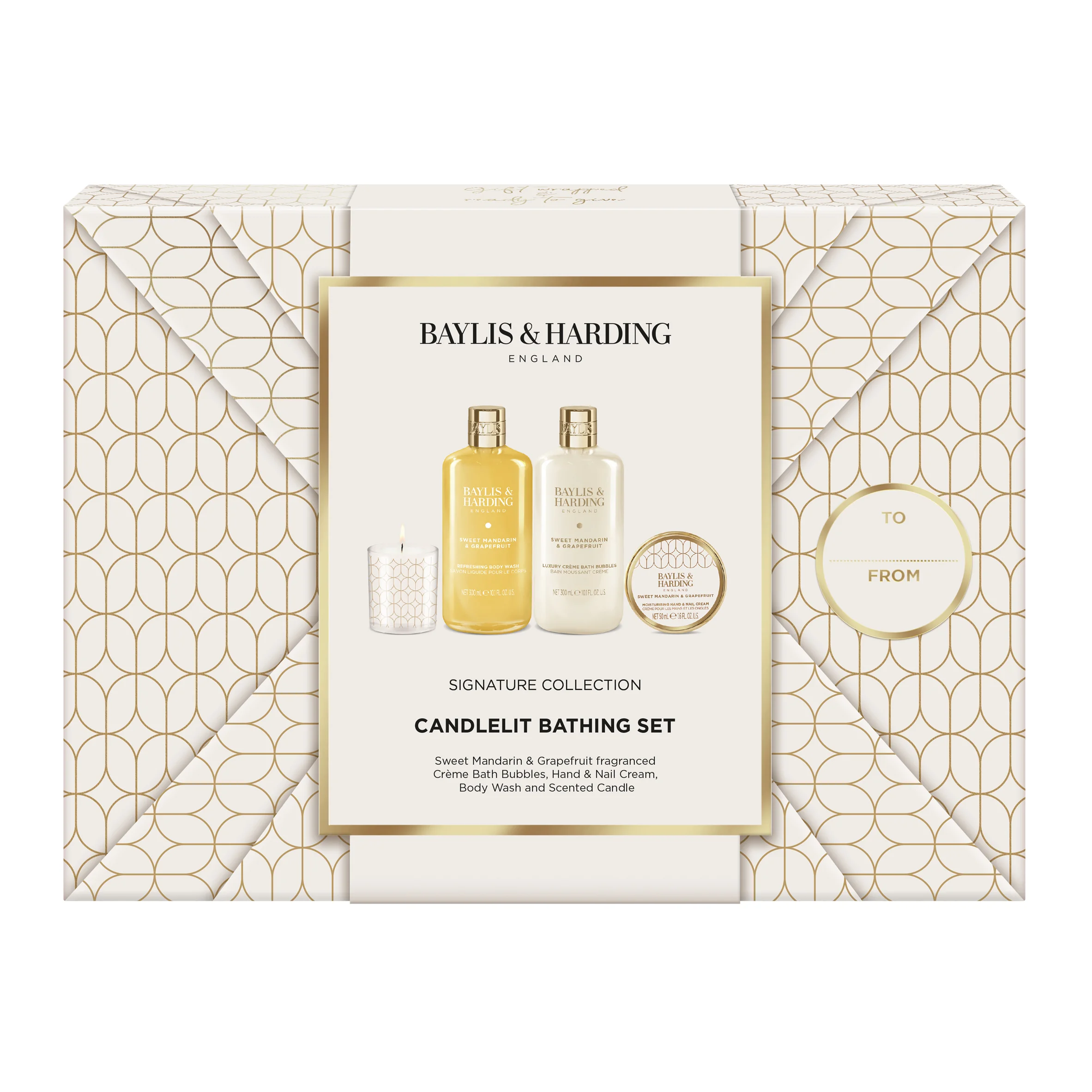Baylis and Harding Sada starostlivosti so sviečkou Mandarínka 4 ks