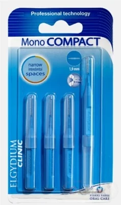 ELGYDIUM CLINIC Mono COMPACT 1,9 mm 1×4 ks, medzizubné kefky