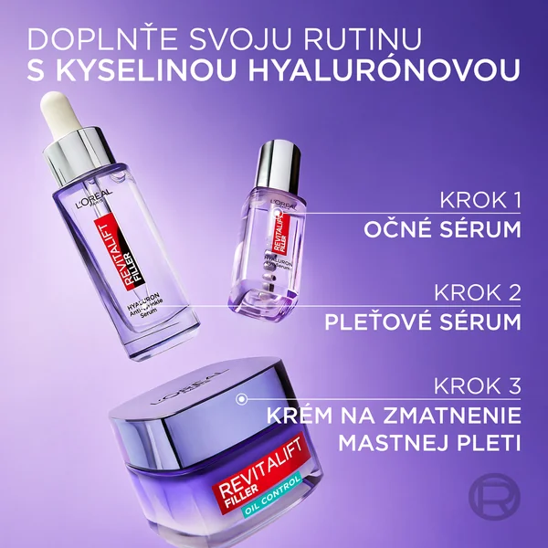 L'Oréal Paris Revitalift Filler Hyaluronový vyplňujúci gélový krém 50 ml