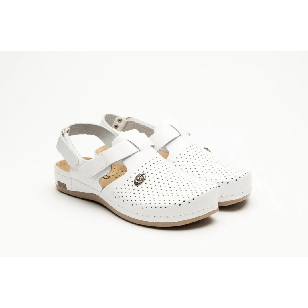 Leon 951 Dámska pracovná celokožená zdravotná obuv 40 - 26cm, čierna, 2,5 cm