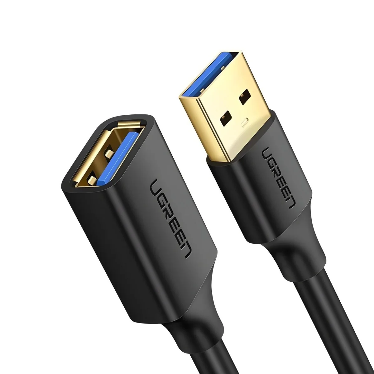 Predlžovací kábel USB 3.0 (samica) - adaptér USB 3.0 (samec) 3m/Čierna