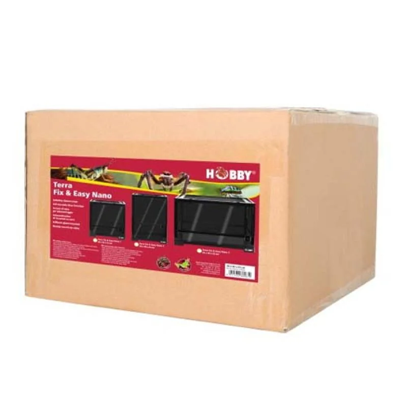 HOBBY Terra Fix & Easy Nano 1 -Terárium pre menšie plazy a hmyzy 30x30x32cm 5,41 kg