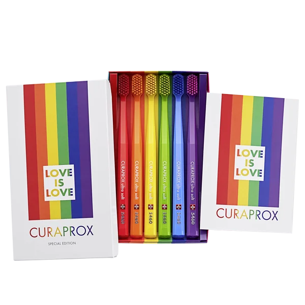 CURAPROX CS 5460 ultra soft, Dúhová edícia 1×6 ks, zubná kefka