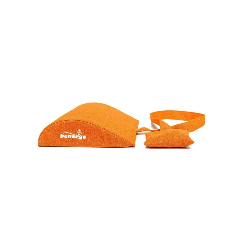 Krížová opierka Deluxe do auta Benergo - ORANŽOVÁ