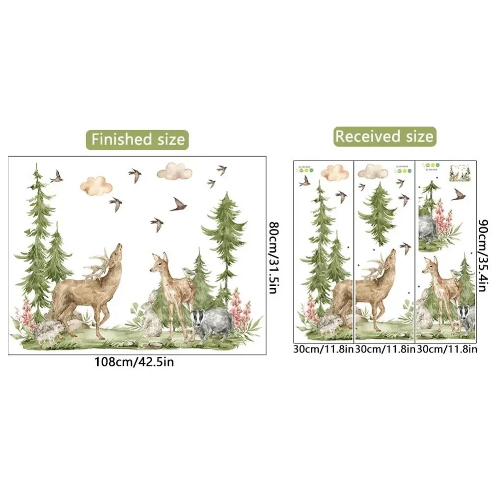 Samolepka na stenu/Tapeta Forest 30cm x 90cm, PVC
