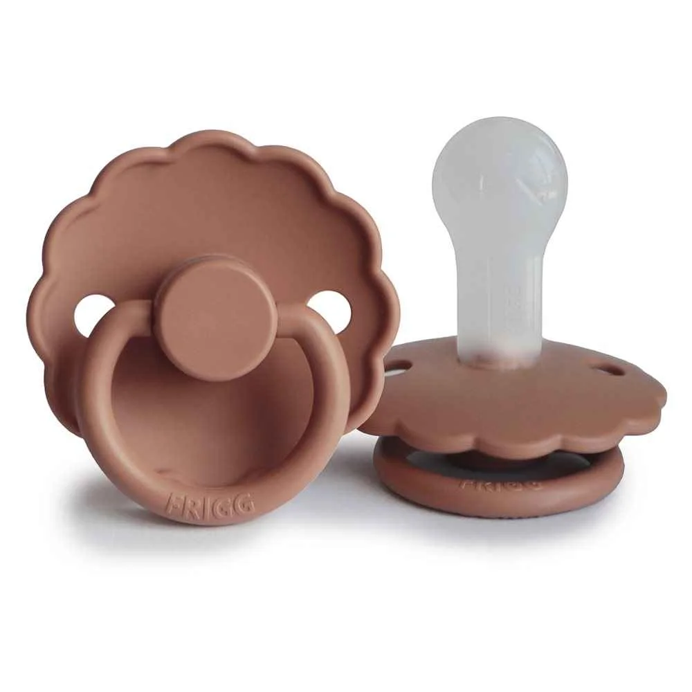 FRIGG Daisy silikónový cumlík Rose Gold 0-6m 1 ks 1×1 ks, silikónový cumlík