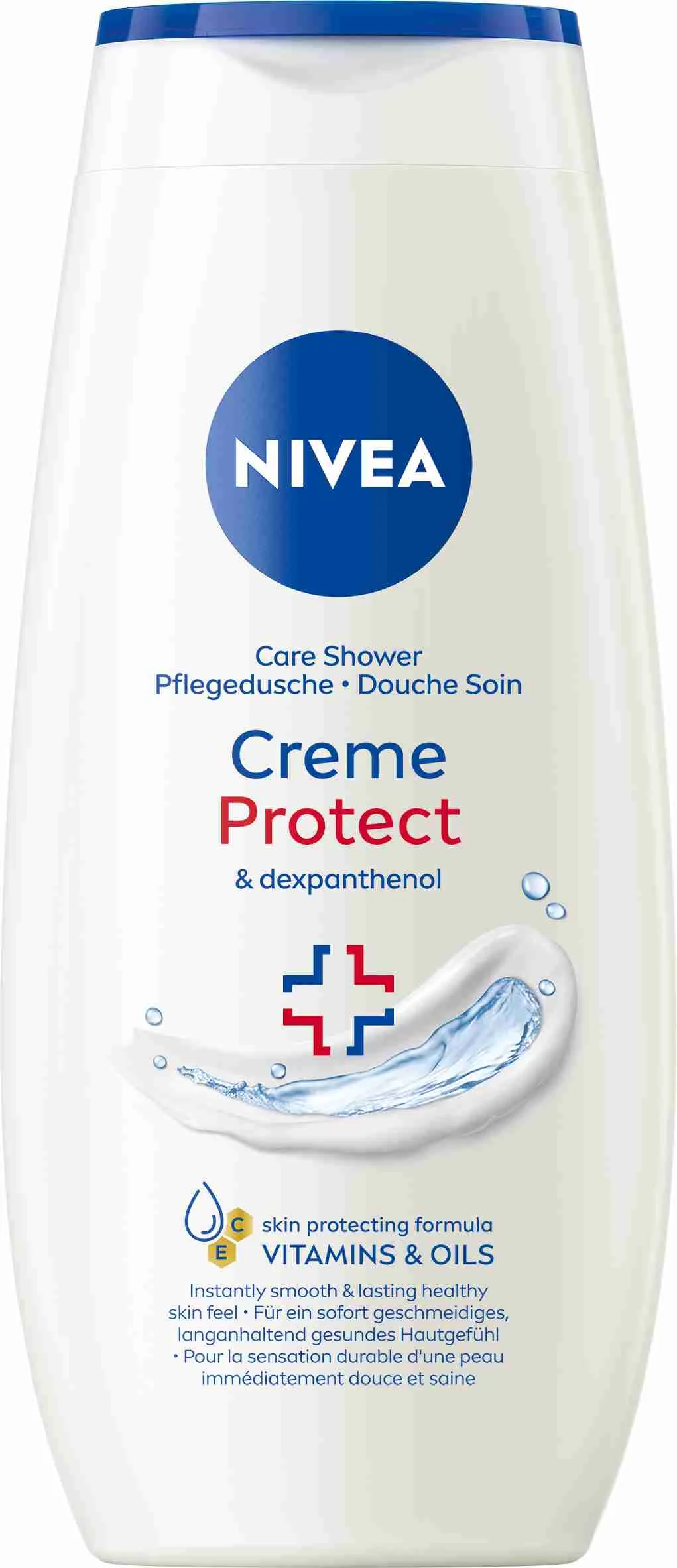 Nivea Sprchovací gél Creme Protect 1×250 ml, sprchovací gél