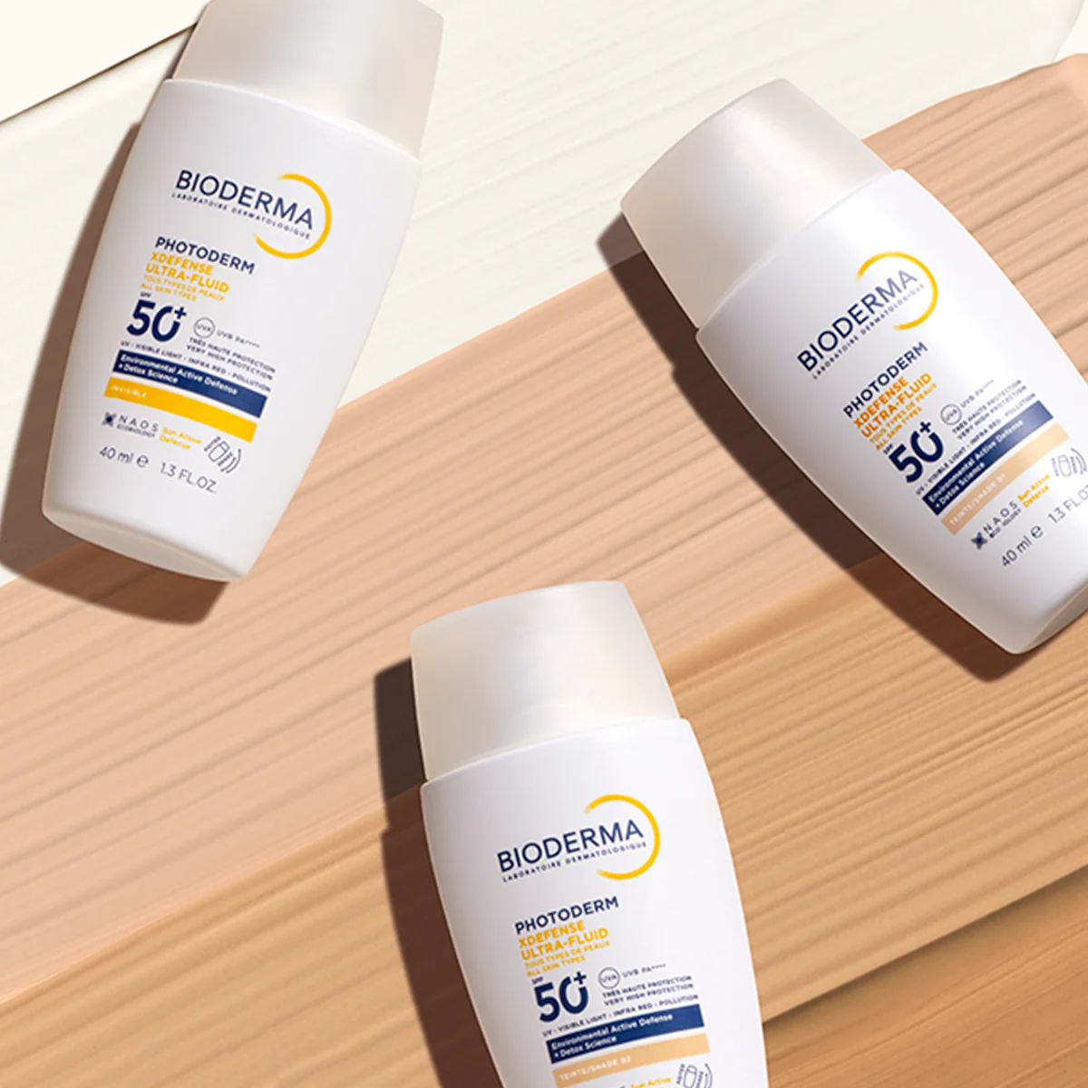 BIODERMA Photoderm XDefense tónovaná ultrafluidná ochrana SPF 50+ svetlá 1×40 ml, ultrafluidná ochrana na tvár