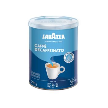 Lavazza Café Decaffeinato 250g, mletá káva, dóza 1×250 g, mletá káva