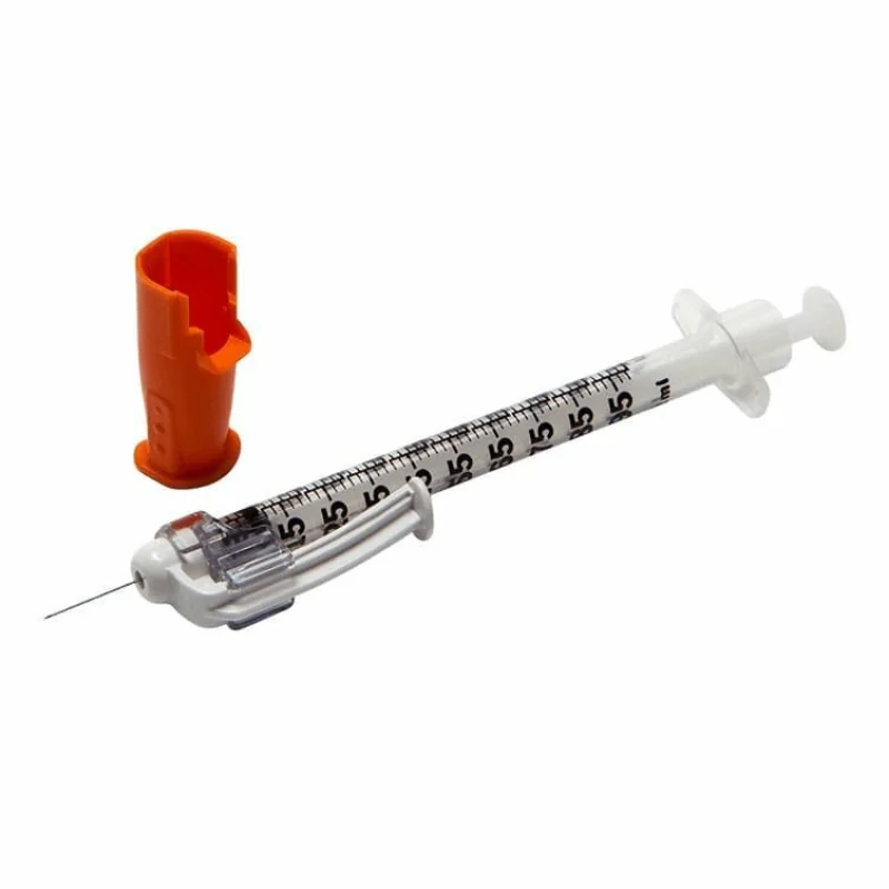 BD SafetyGlide inzulínová striekačka 0,5 ml 29G x 1/2", 100 ks