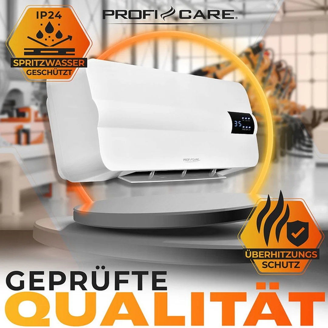 ProfiCare HL 3116 nástenný keramický PTC teplovzdušný ventilátor 2000 W