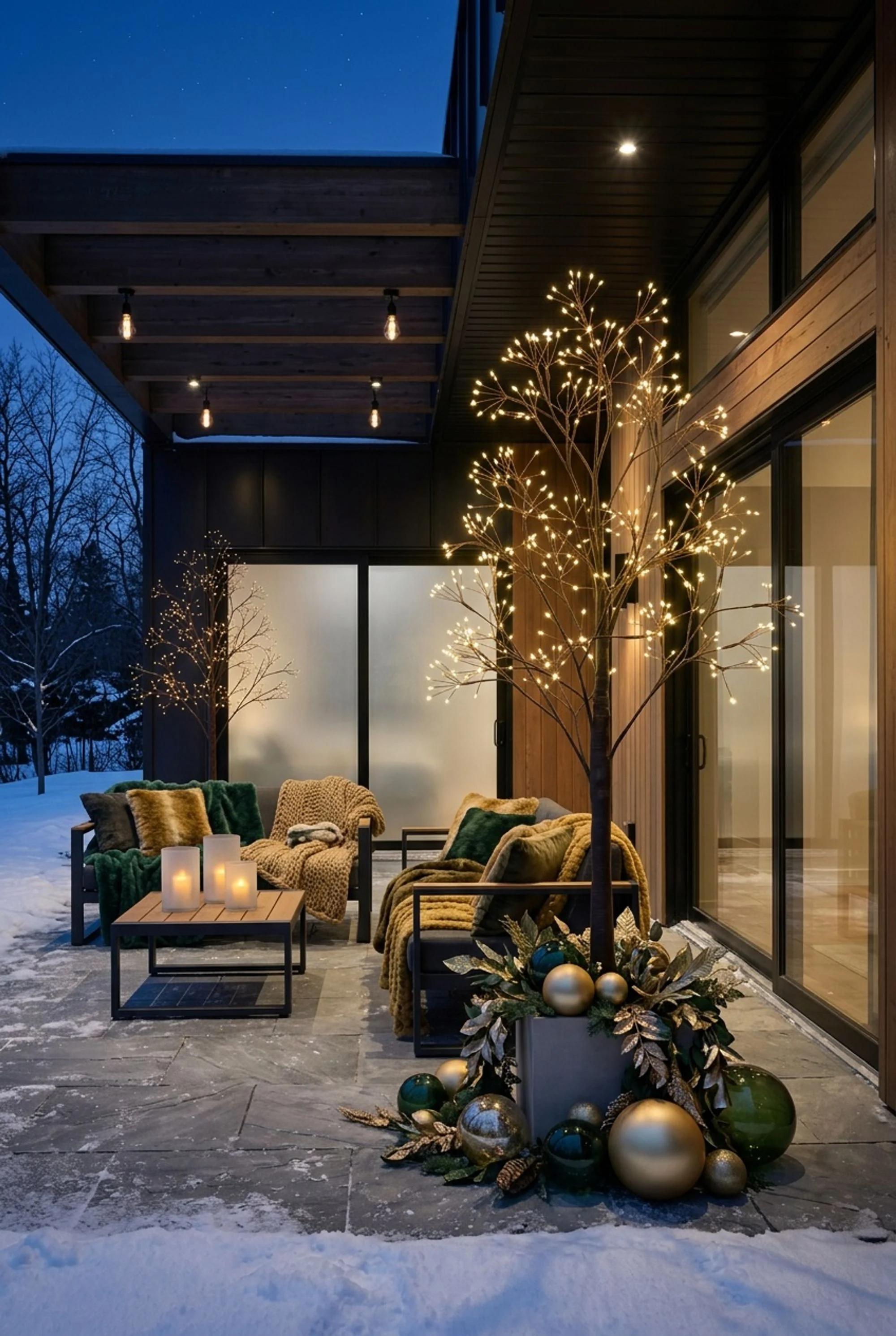 MagicHome vianočný LED stromček, 1 ks Plast, 504 LED teplá biela, 1,2 m
