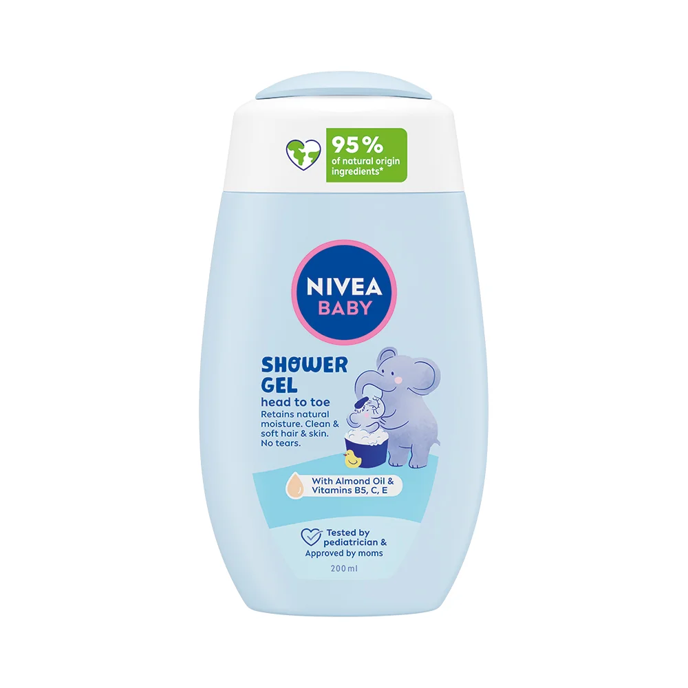 Nivea Baby Sprchovací gél pre celé telo a vlásky 1×200 ml, sprchový gél
