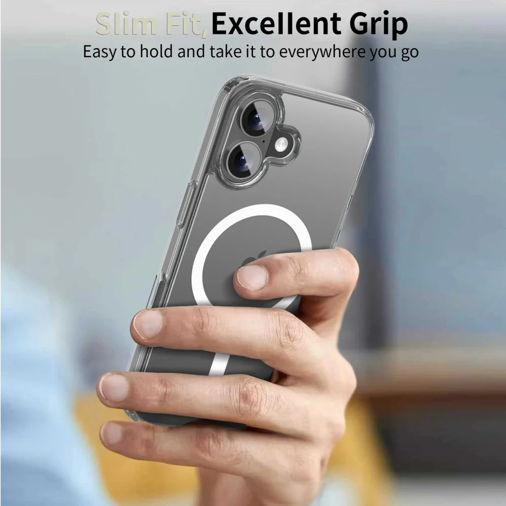 Tech-Protect FlexAir Hybrid MagSafe kryt na iPhone 17, priesvitný