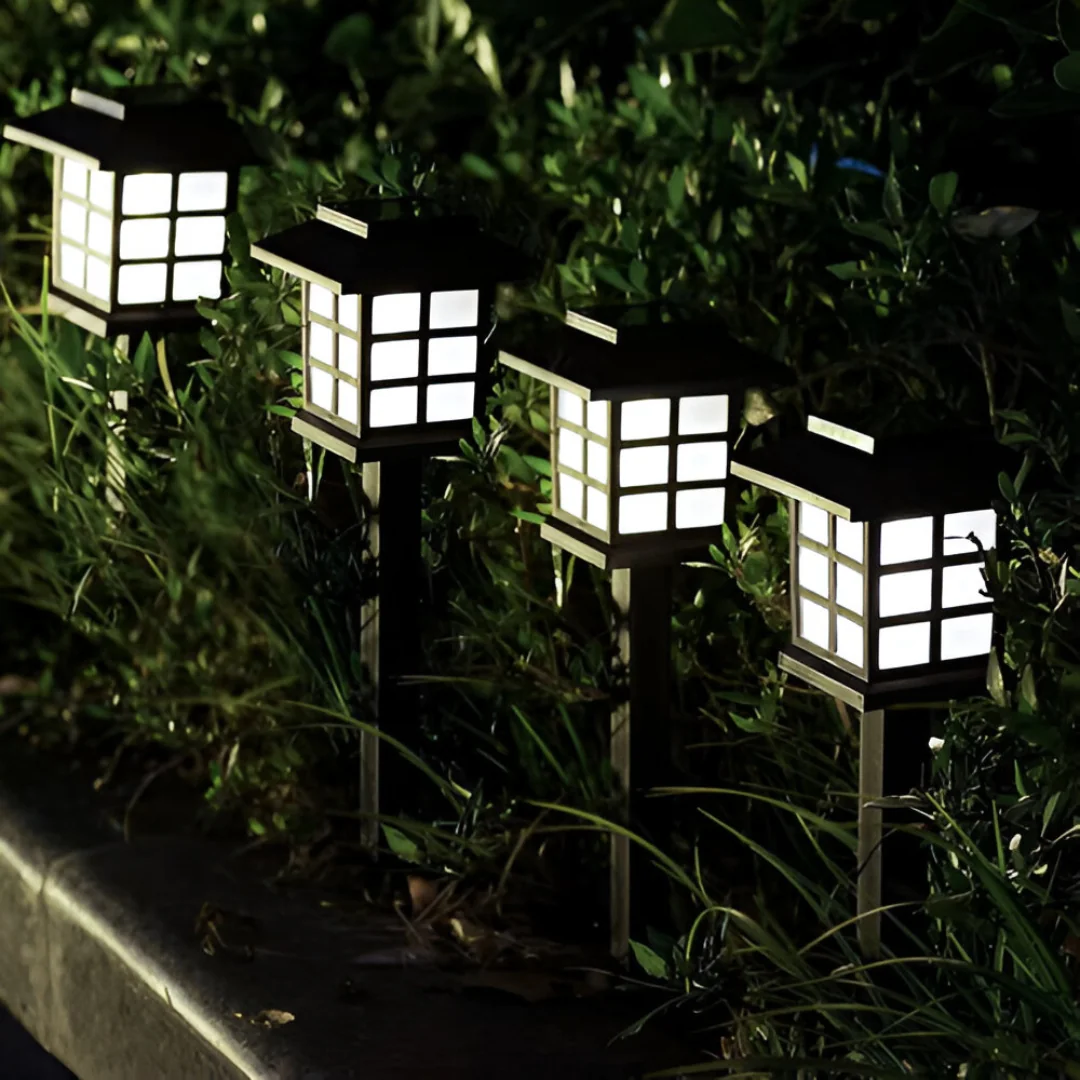 MG Garden Lamp V2 solárna lampa 6ks, čierna