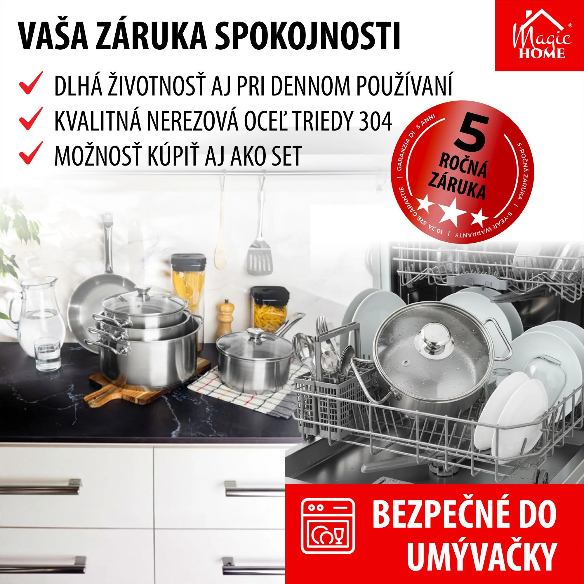 MagicHome kastról Chloe, 1 ks Hrniec, 16 cm, 1,5 l, so sklenenou pokrievkou, nerez