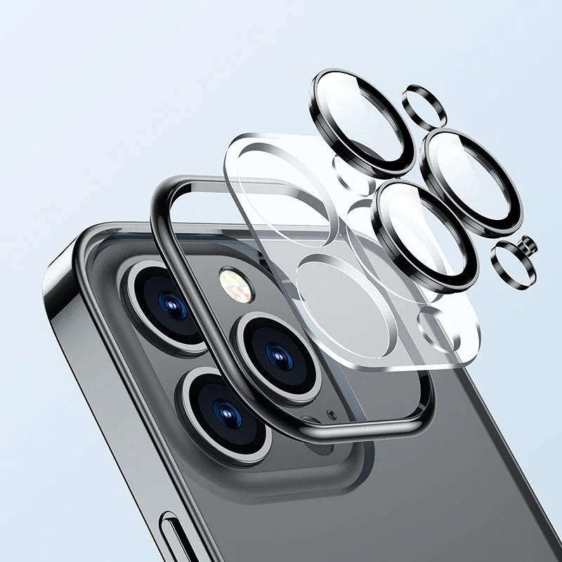 Joyroom Metalic Frame silikónový kryt na iPhone 14 Pro Max, čierny
