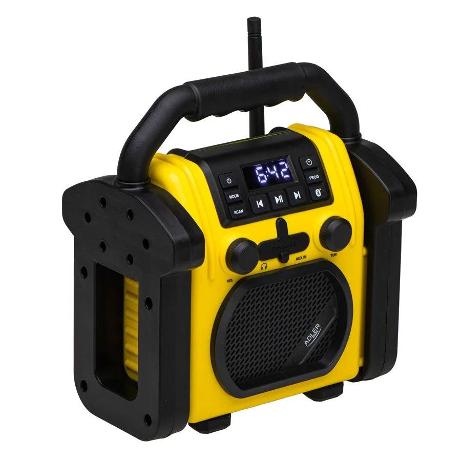 Stavebné rádio s Bluetooth Adler AD 1911