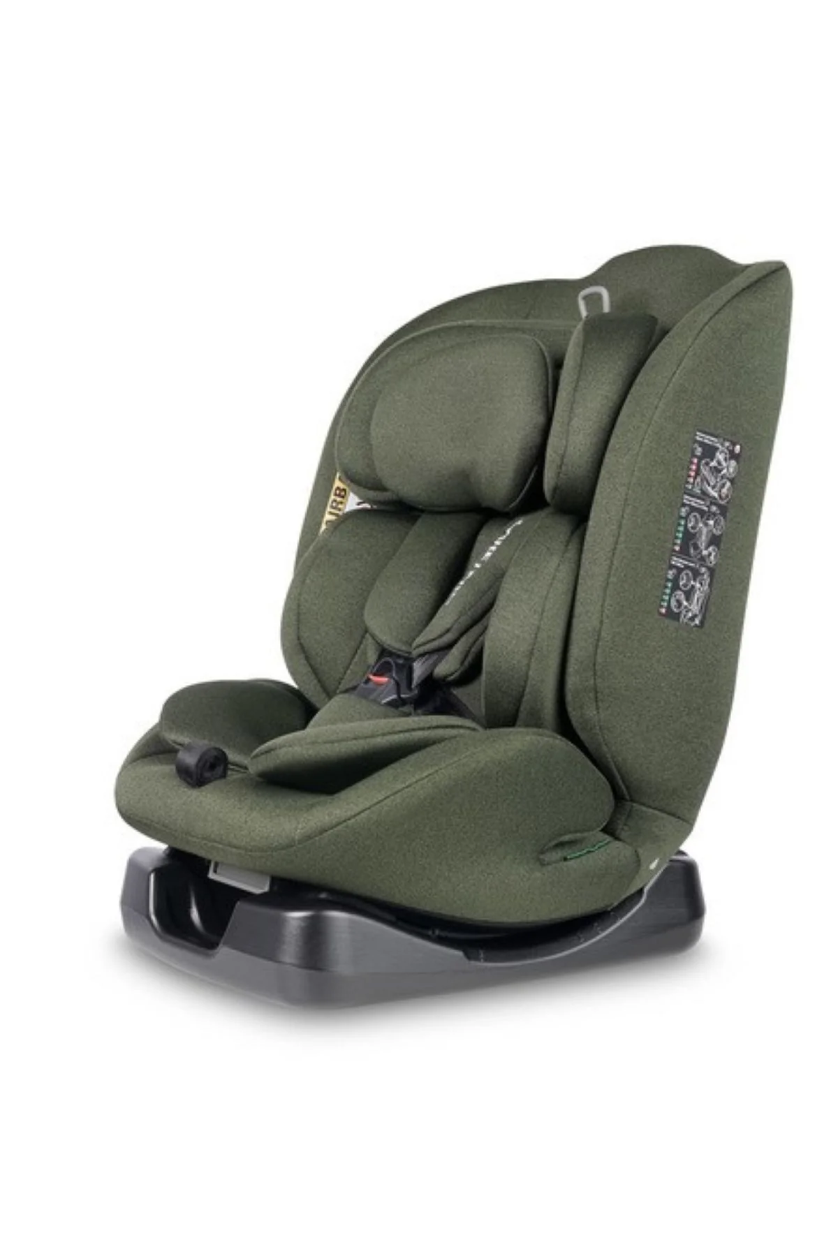 Detská autosedačka Mundi i-Size, khaki, 40–150 cm