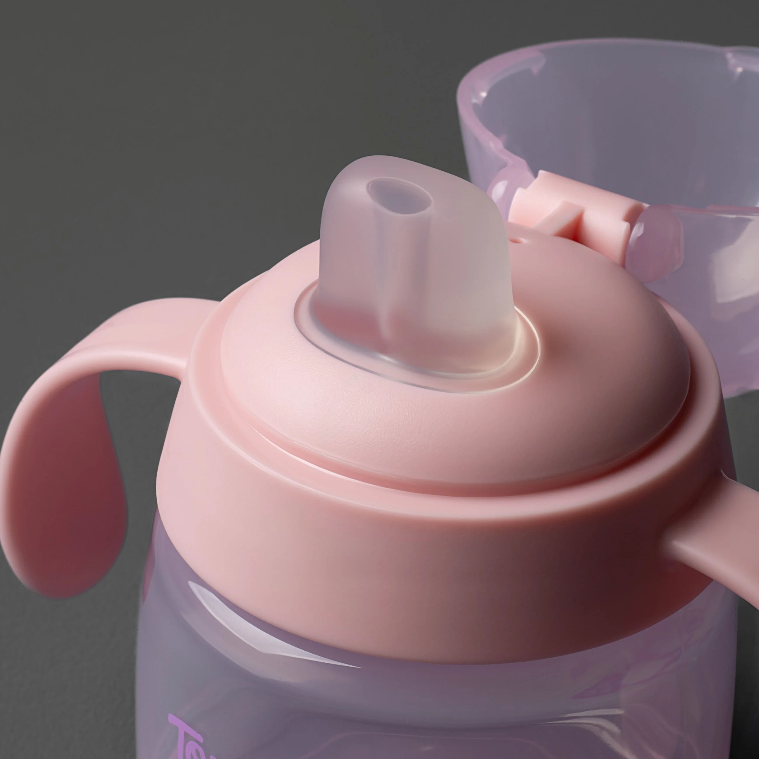 Tommee Tippee Transition netečúci hrnček 150 ml 4m+ ružový 1 set