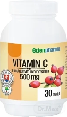 EDENPharma VITAMÍN C 500 mg 1×30 tbl, vitamínový prípravok