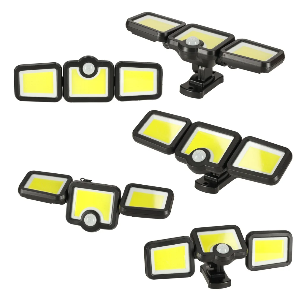 Solárna LED lampa 3v1 s PIR a senzorom súmraku, 171 LED, 6500 lm