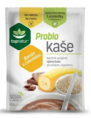 topnatur Probio KAŠA Banán s čokoládou 1×60 g, kaša