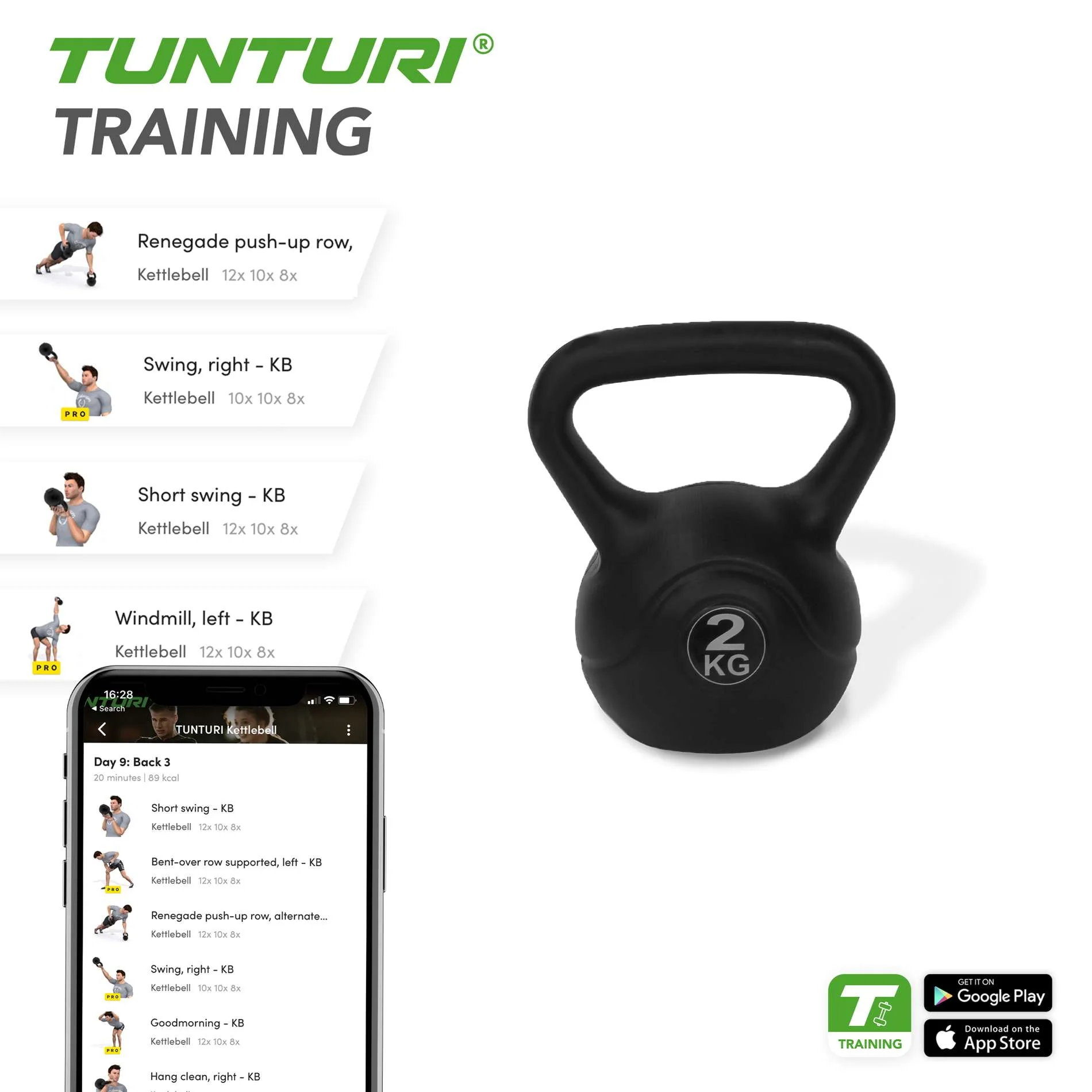 Kettlebell PVC varianta 4 kg