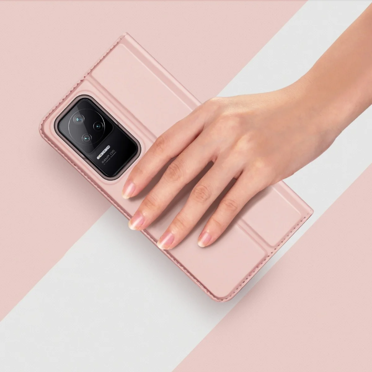 Dux Ducis Skin Pro knižkové kožené puzdro na Xiaomi Poco F4 5G čierne