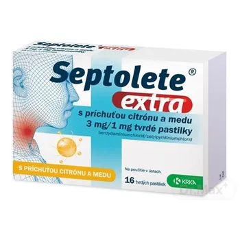 Septolete extra citrón a med 1×16 ks, liek
