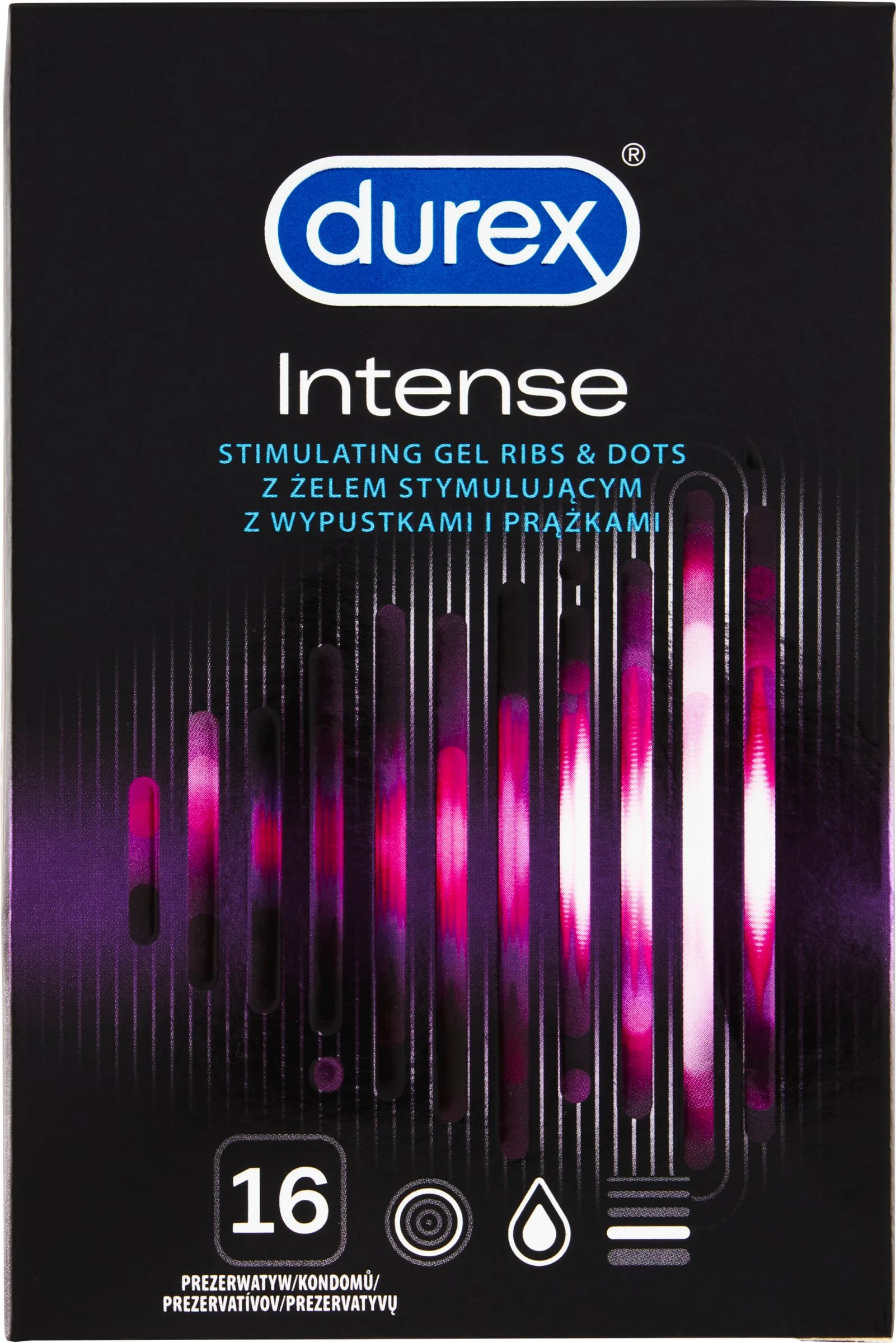 DUREX Intense 1×16 ks, prezervatívy