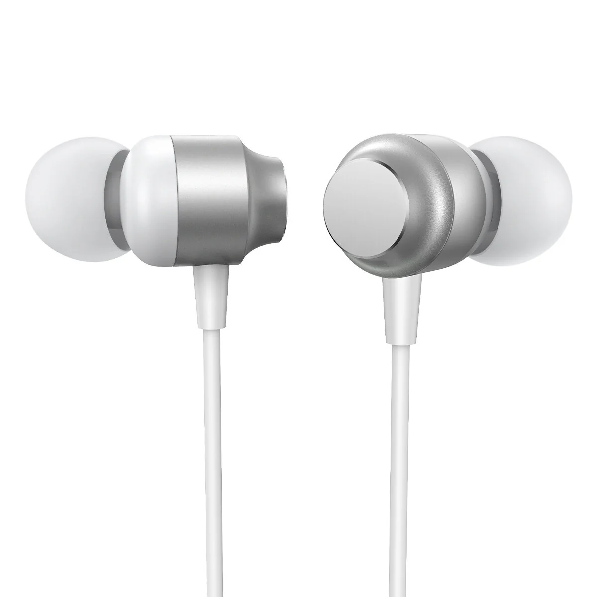 Joyroom JR-EC06 slúchadlá do uší USB-C, strieborné