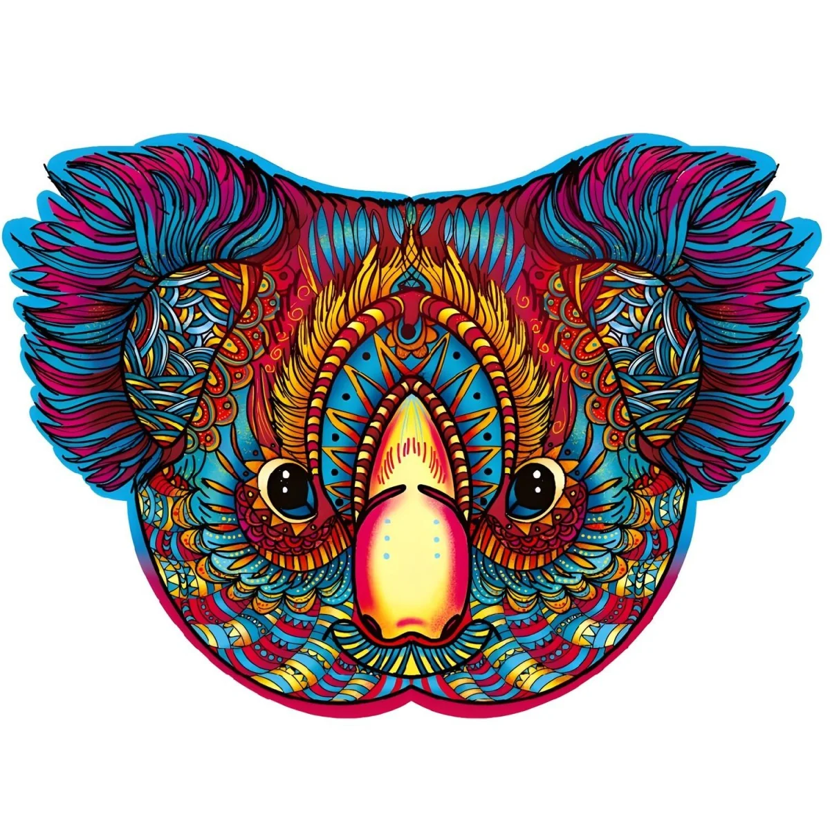 Drevené puzzle Koala
