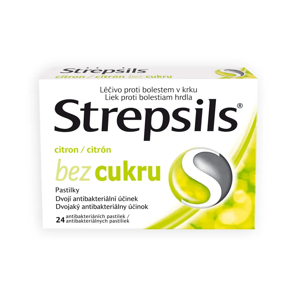 Strepsils Citrón bez cukru