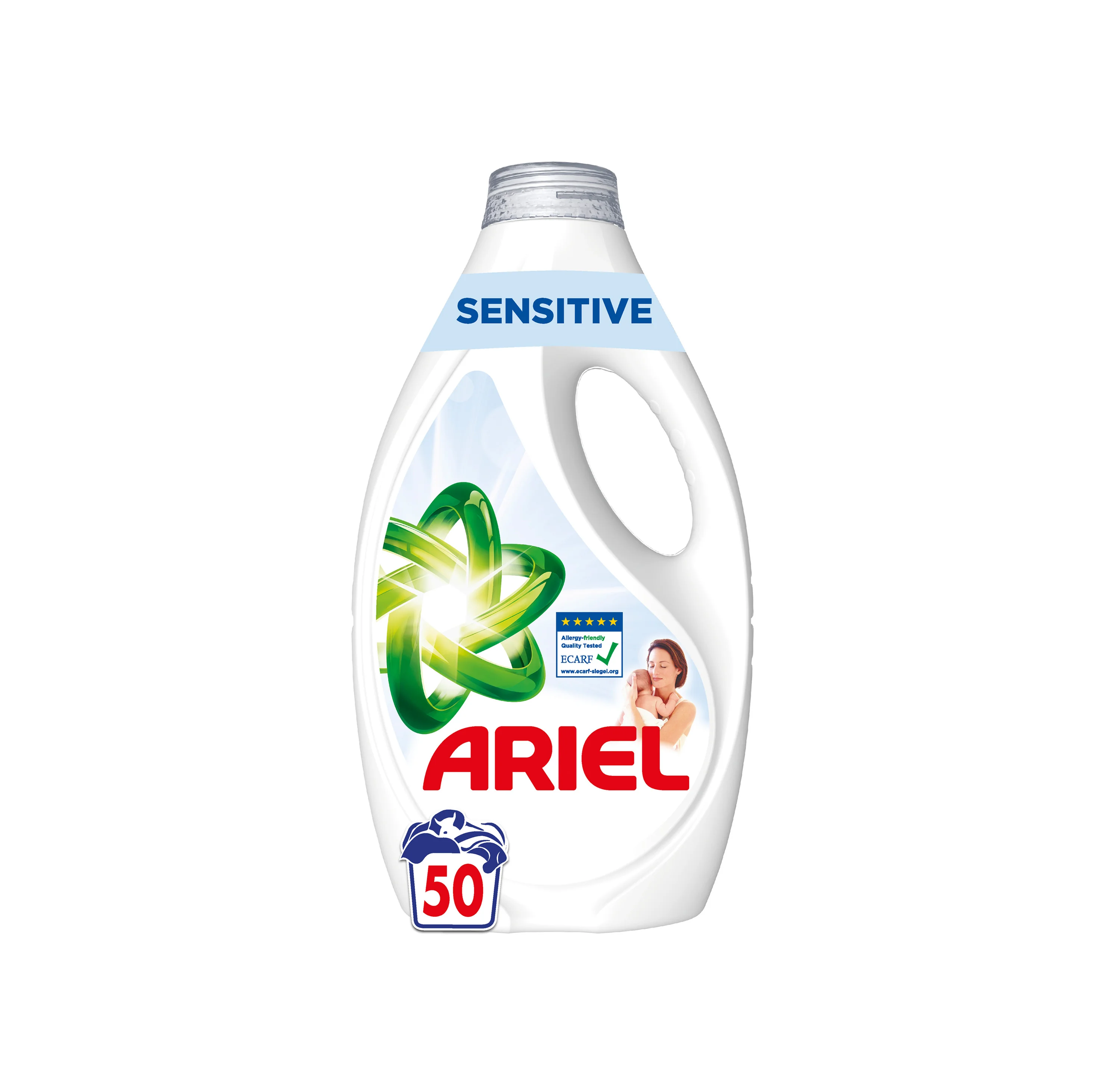 Ariel Sensitive prací gél, 50 praní 2250 ml