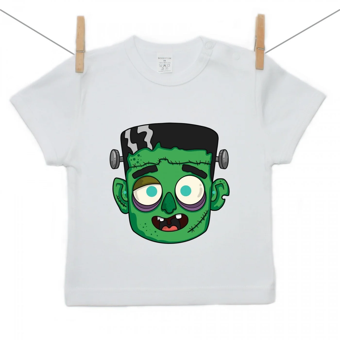 Boodyy Tričko s krátkym rukávom Halloween maska Veľkosť: 110