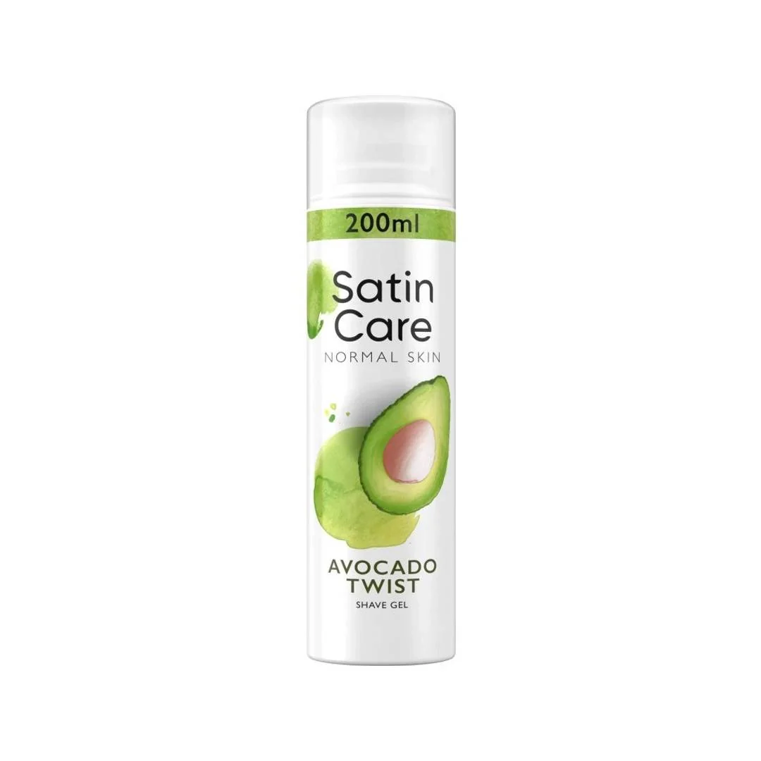 GILLETTE Satin Care Avocado gél dámsky normal skin 200ml