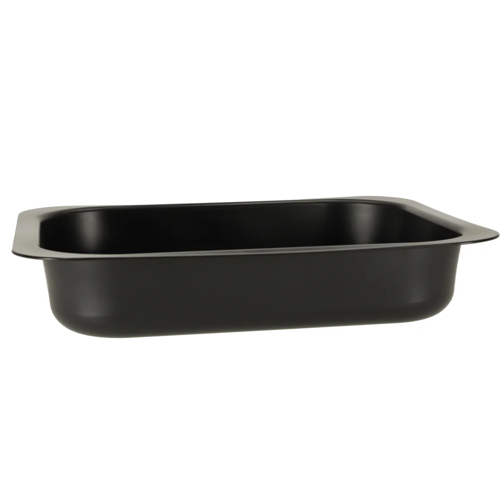 Plech na pečenie, non‑stick, 290×220×60 mm, čierny
