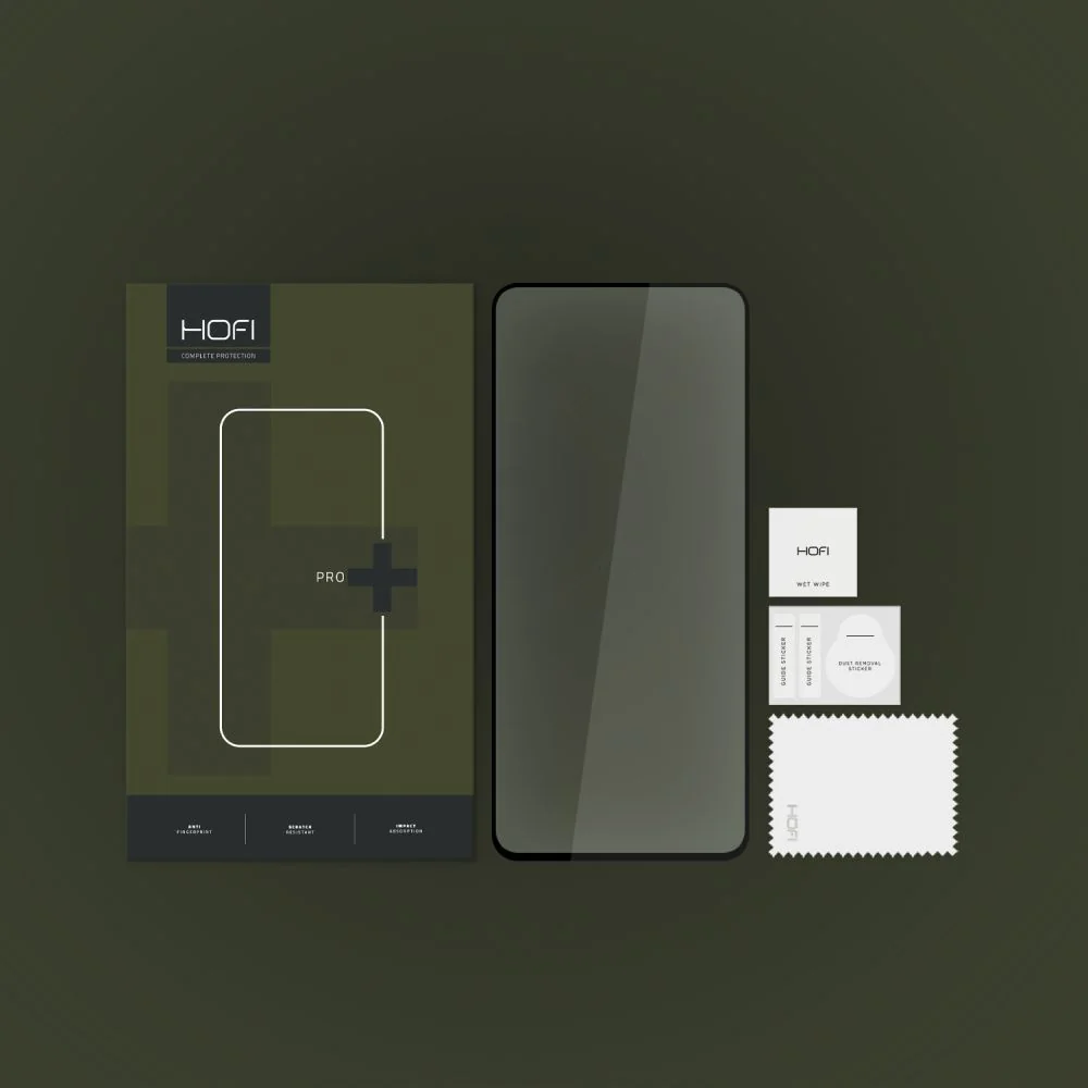 HOFI Glass Pro Full Screen ochranné sklo na Xiaomi Poco X6 5G, čierne