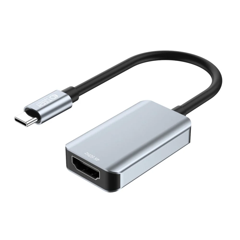 Tech-Protect Ultraboost adaptér USB-C / HDMI 4K, čierny 