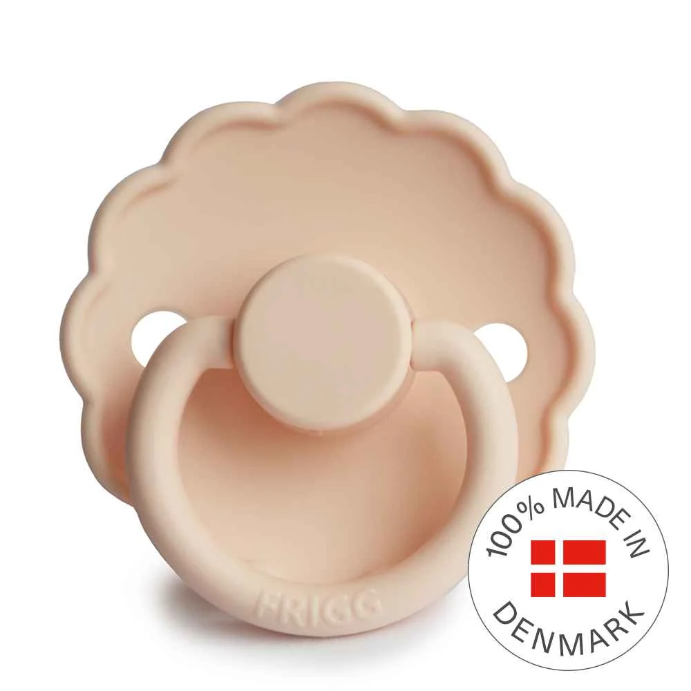 FRIGG Daisy silikónový cumlík Pink Cream +6m 1 ks 1×1 ks, silikónový cumlík