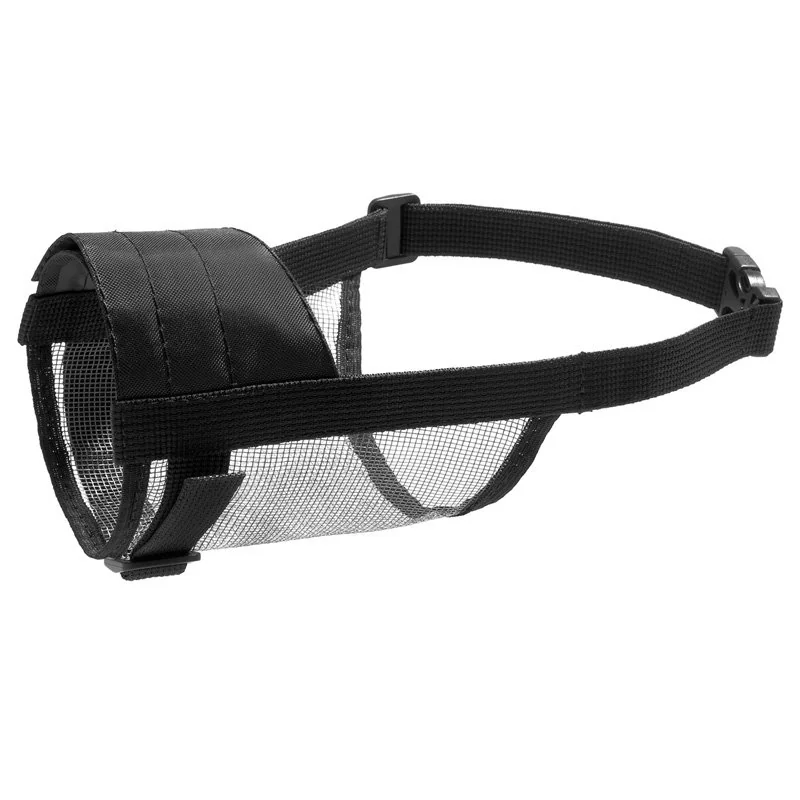 Nylonový náhubok pre psa so sieťkou, obvod papule: 14 - 20cm