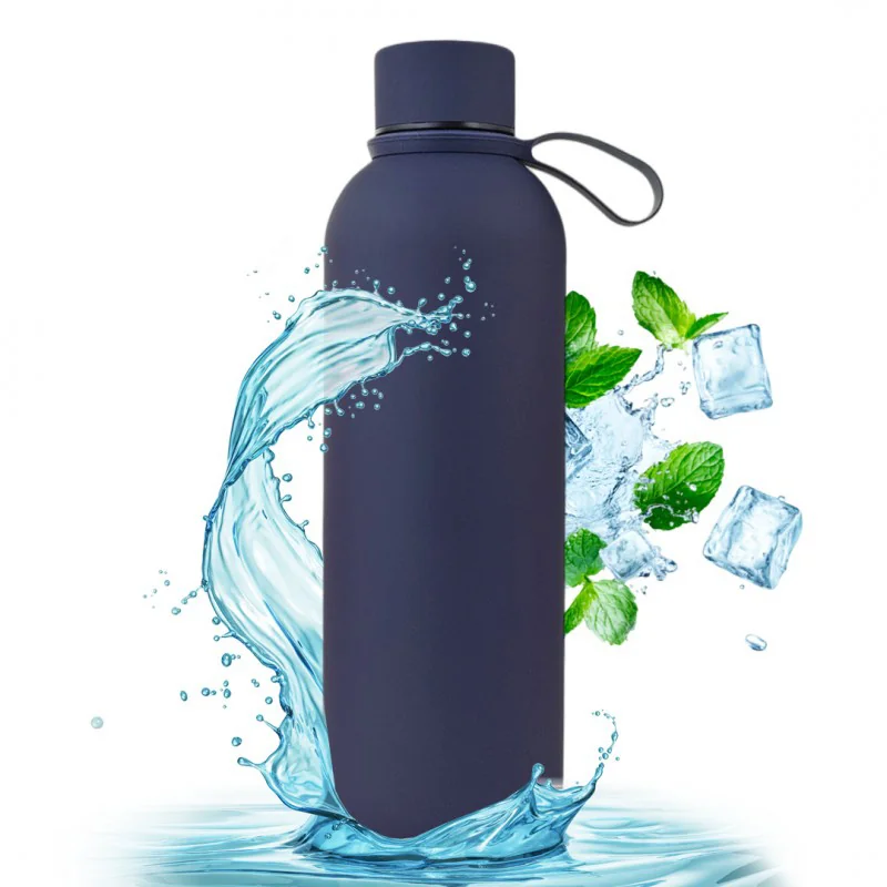 Livefy termoska Soft Touch 500 ml, tmavomodrá