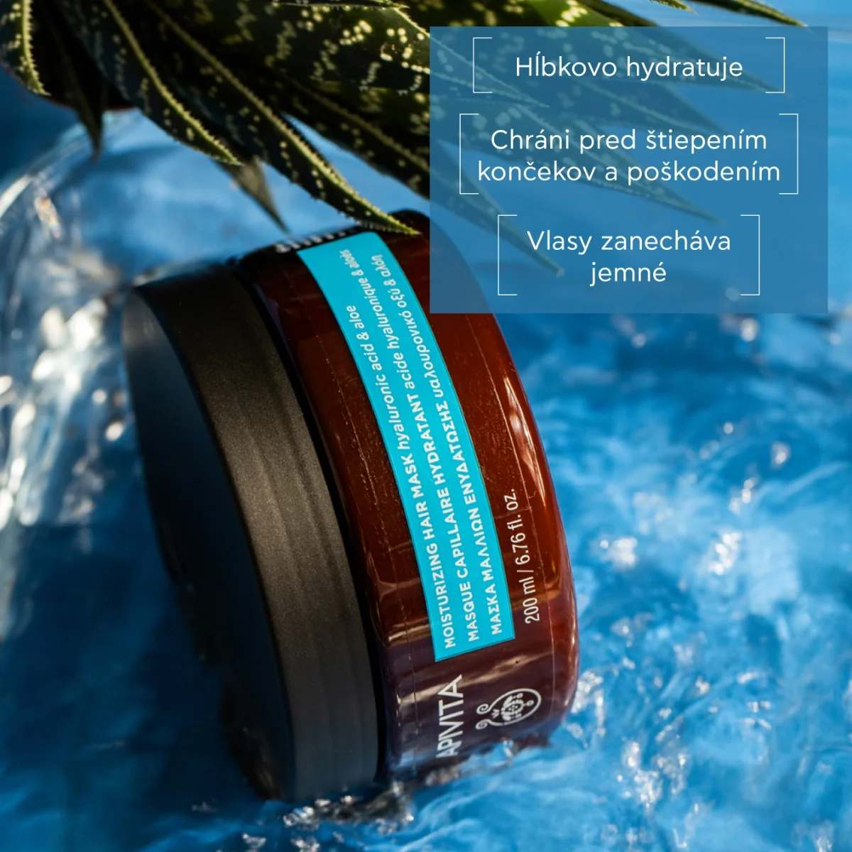APIVITA Moisturizing Hair Mask, 200ml 1×200 ml, hydratačná maska
