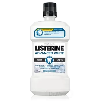 LISTERINE ADVANCED WHITE MILD TASTE 1×500 ml, ústna voda