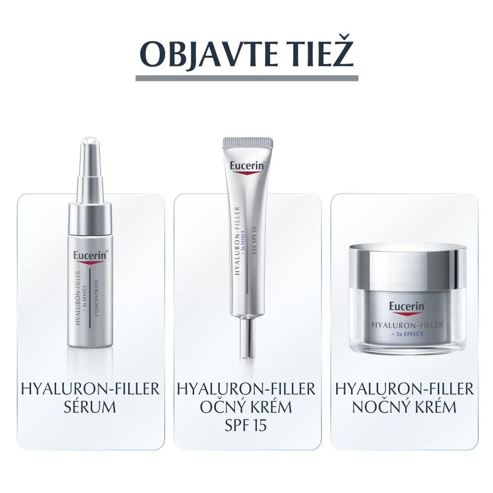 Eucerin HYALURON-FILLER denný krém proti vráskam pre suchú pleť 1x50 ml