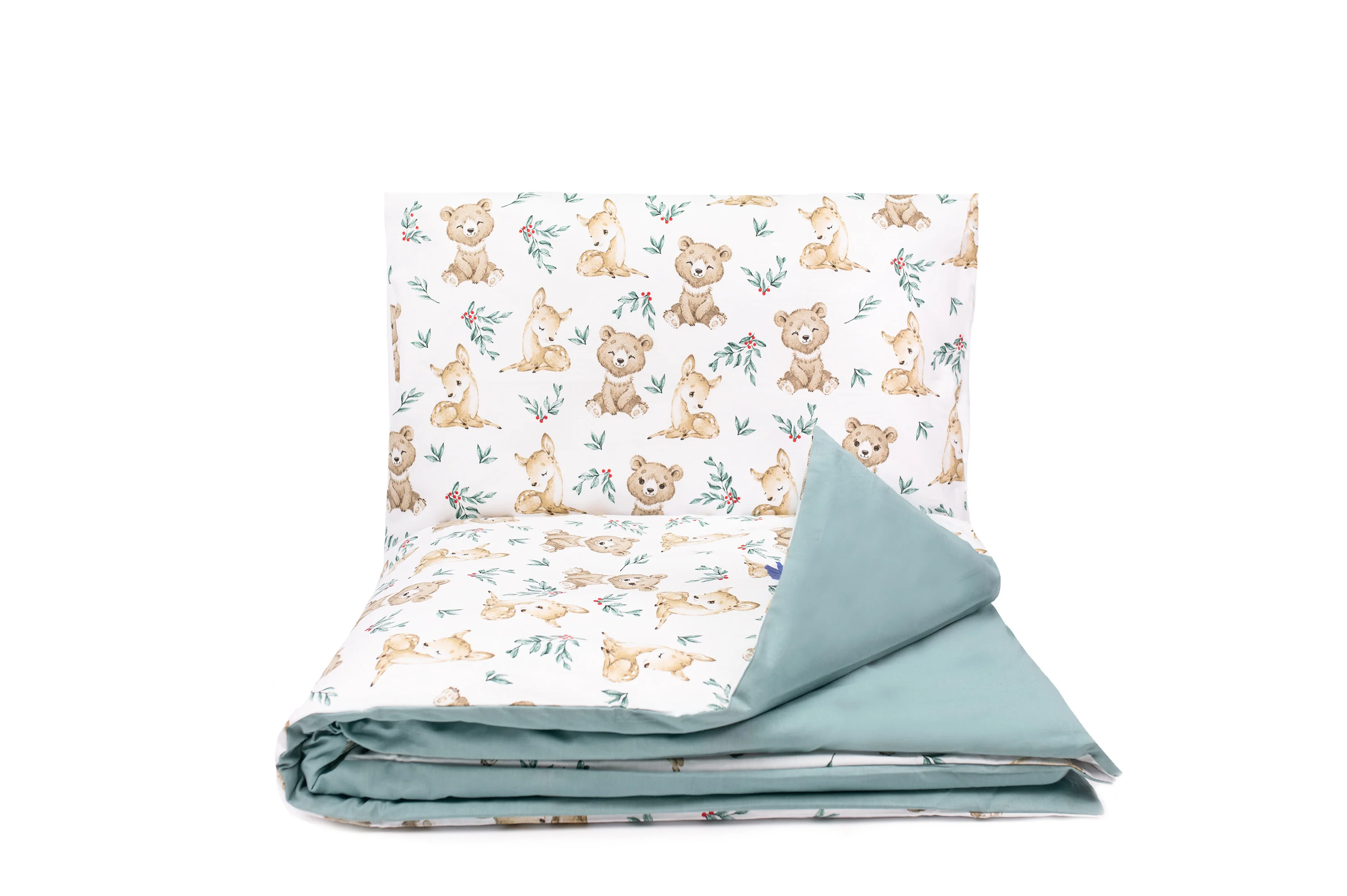 Komplet 2d gf 120x90 little bear tyrkys